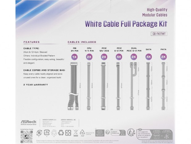 White Cable Full Package Kit