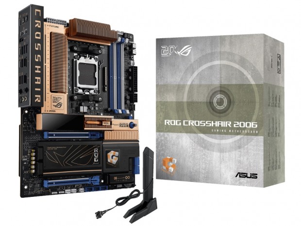 初代の意匠を再現したROG 20周年記念マザーボード、ASUS「ROG CROSSHAIR 2006」