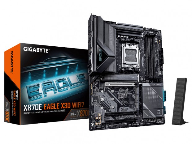X3D Turbo Mode 2.0搭載のゲーミングマザーボード、GIGABYTE「X870E EAGLE X3D WIFI7」