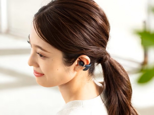 カシオ、音漏れを効果的にキャンセルするオープンイヤー型ワイヤレスイヤホン「ER-100」
