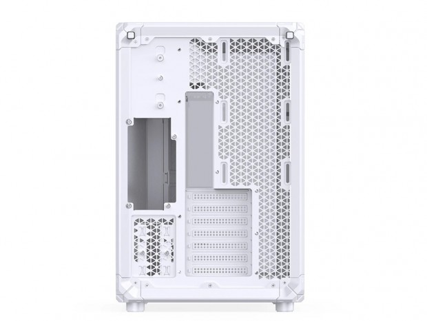 アルミフレーム採用の白いデュアルチャンバーPCケース、JONSBO「X400 PRO White」