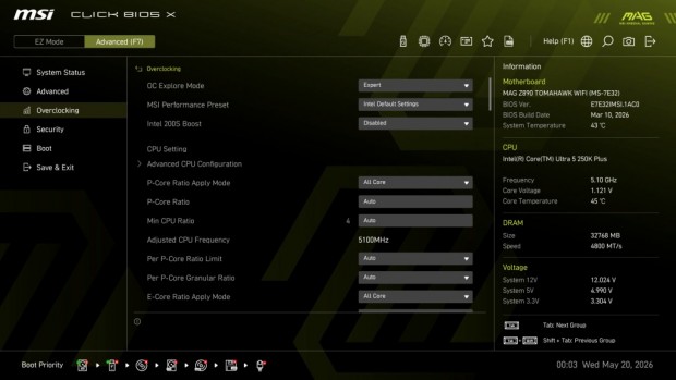 MAG Z890 TOMAHAWK WIFI