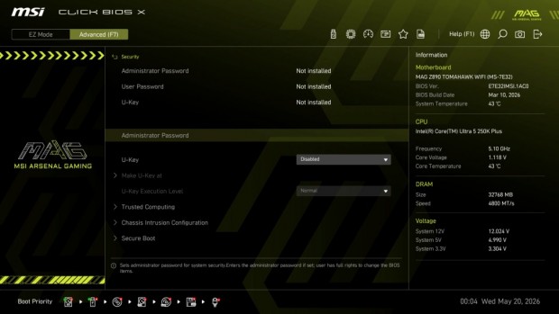 MAG Z890 TOMAHAWK WIFI