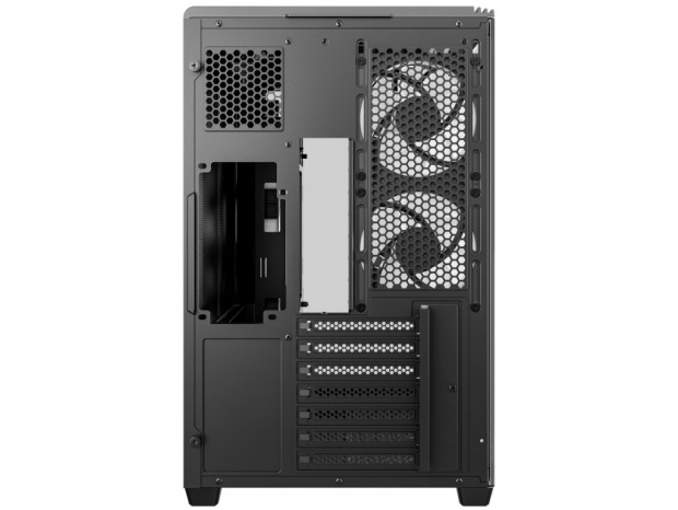 フロント・サイド一体型の曲面ガラス採用パノラマPCケース、DeepCool「CG590U 5F」