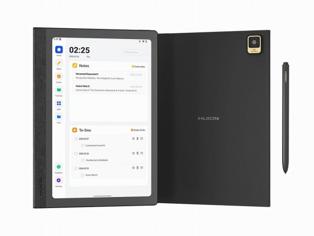 HUION、紙のように書ける8,192段階ペン入力対応の8.4インチAndroid電子ノート「Huion Note E」