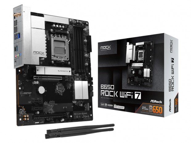 ASRock、2万円切りでWi-Fi 7対応のAM5マザーボード「B650 Rock WiFi 7」