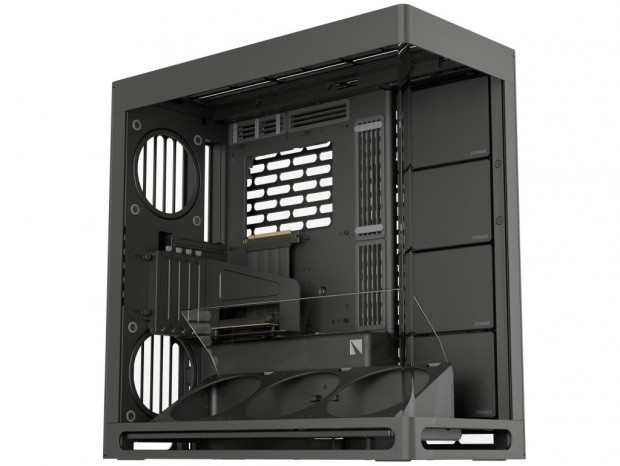420mm AIO水冷対応の曲面ピラーレスPCケース、HAVN「HS 420 VGPU」シリーズ