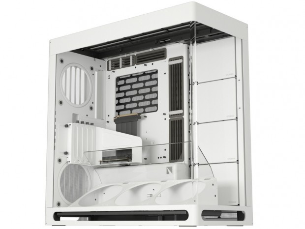 420mm AIO水冷対応の曲面ピラーレスPCケース、HAVN「HS 420 VGPU」シリーズ