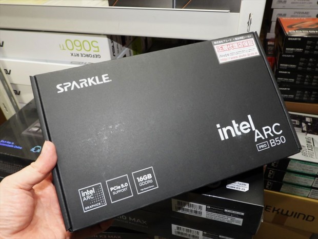 「SPARKLE Intel Arc Pro B50 16GB Blower」発売