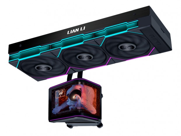 LIAN LI、電動可動の2K湾曲OLED搭載360mm AIO水冷「HydroShift II OLED Curved 360」