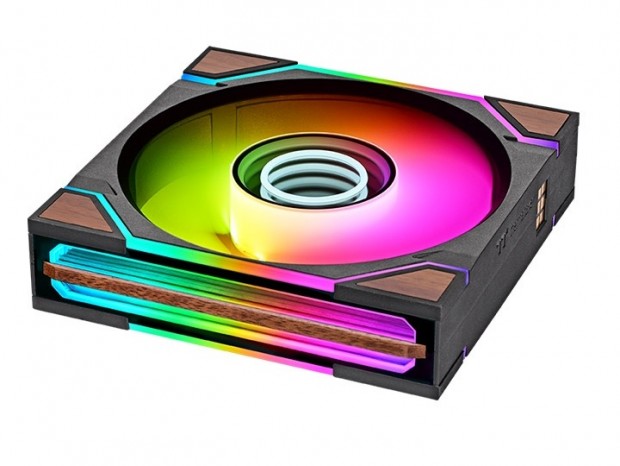 SWAFAN 120 EX INFINITY ARGB Sync PC Cooling Fan Wood Edition