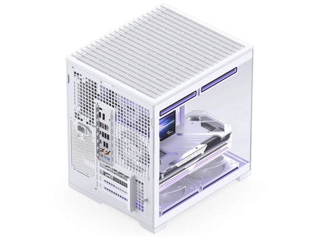 JONSBO、PC状態を表示できるデジタルスクリーン搭載ケース「D34」