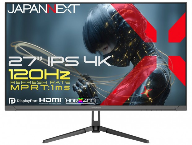 税込約3.4万で4K/120Hz対応の27型IPSゲーミング液晶2機種がJAPANNEXTから