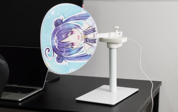 USBでパワフルにあおぐ「電動うちわ」（型番：DNUC26SWH）