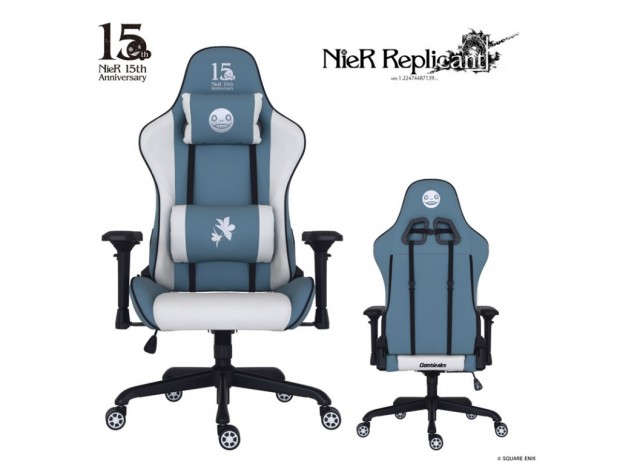 関家具、カイネデザインの「NieR」シリーズ15周年記念ゲーミングチェア予約開始