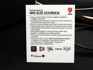 トリプルモード対応のMSI「MPG OLED 322URDX36」