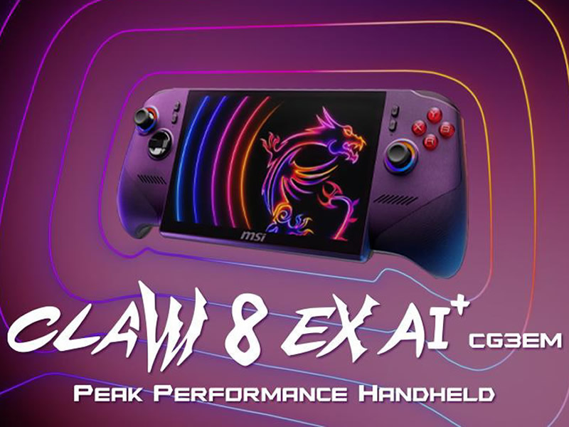 MSI、COMPUTEX 2026で新型ポータブルゲーミングPC「Claw 8 EX AI+」や