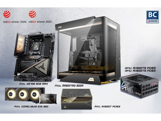 MSI、新世代AM5マザーやフラッグシップ水冷など最新パーツを展示