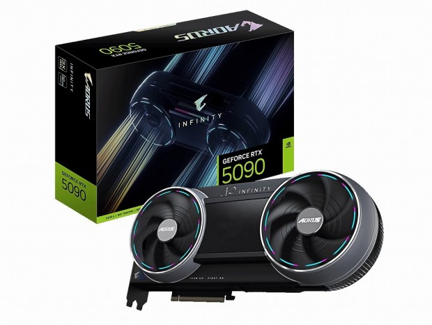 GIGABYTE、新境地クーラー装備の最上位グラフィックス「GV-N5090AORUS IF-32GD」を約100万円で発売