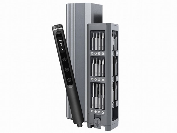 ITPROTECH、合計42種のビットが付属するペンタイプのUSB充電式電動精密ドライバー