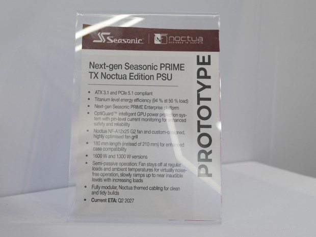Next-gen Seasonic PRIME TX Noctua Edition PSU