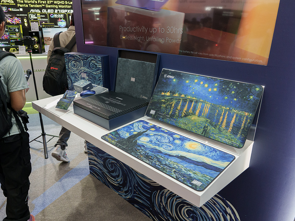 COMPUTEX 2026：MSI、ゴッホの名画をまとった「Prestige 14 Flip AI+
