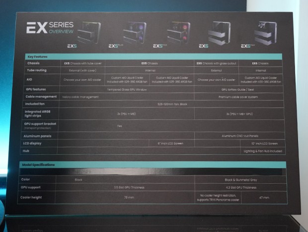 Phanteks「EX5」「EX6」