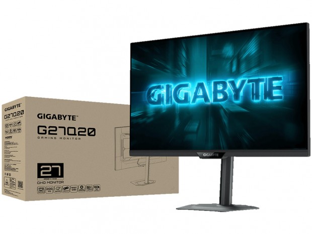 リフレッシュレート200Hzの27型ディスプレイ、GIGABYTE「G27Q20」6月中旬発売