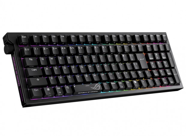 ASUS、ホットスワップ対応の96％レイアウト採用ゲーミングキーボード「ROG Strix Morph 96 Wireless」