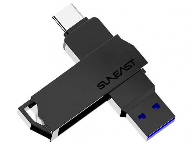 約20gの超小型ボディを実現。SUNEAST、Type-A/Type-C両対応ポータブルSSD「Revolve R10 mini」