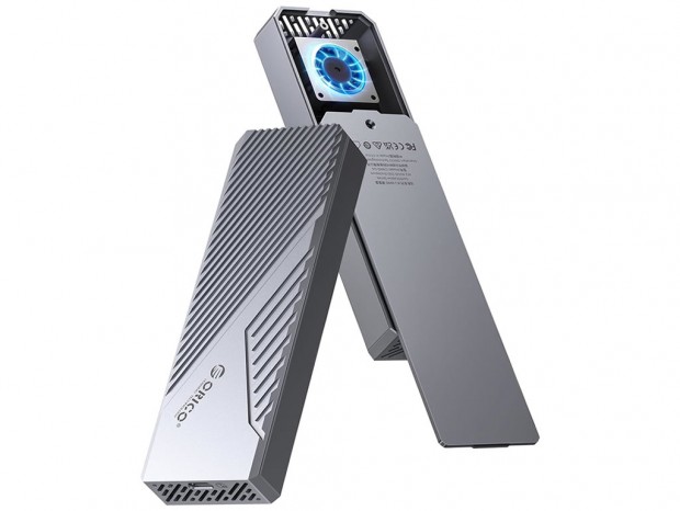 ORICO、USB4対応の40Gbps外付けM.2 SSDケース。最大8TB対応で内蔵ファン搭載