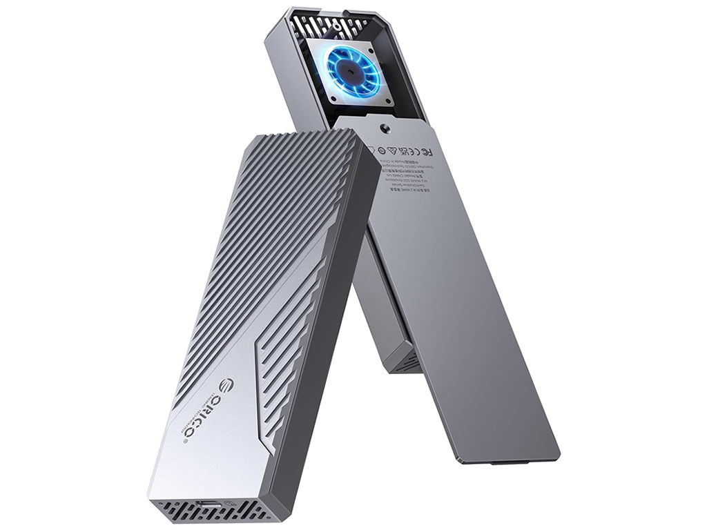 ORICO、USB4対応の40Gbps外付けM.2 SSDケース。最大8TB対応で内蔵
