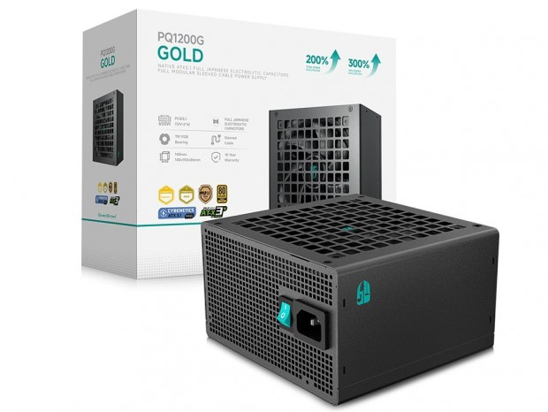 最大1,200Wで奥行き140mmのATX 3.1フルモジュラー電源、DeepCool「PQ-G」シリーズ