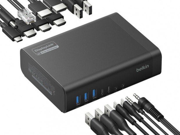 Belkin Connect ユニバーサル 16ポート トリプルディスプレイ USB-Cドック
