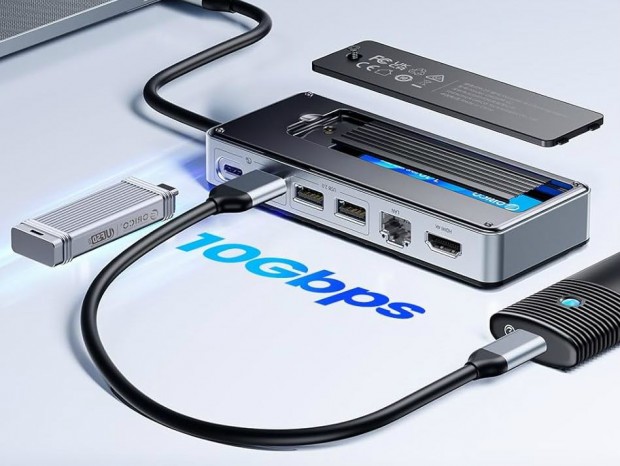 ORICO、M.2 SSDケース一体型のUSB Type-Cドッキングステーション発売