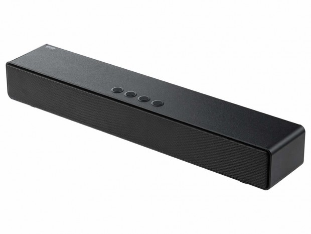 サンワサプライ、幅50cmの省スペース設計を採用したHDMI ARC対応サウンドバー