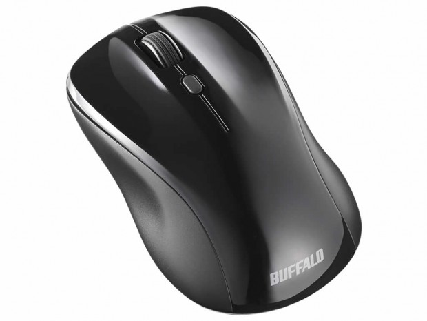 静音スイッチとDPI切替を搭載。バッファローのBluetooth 5.1対応3ボタンマウス