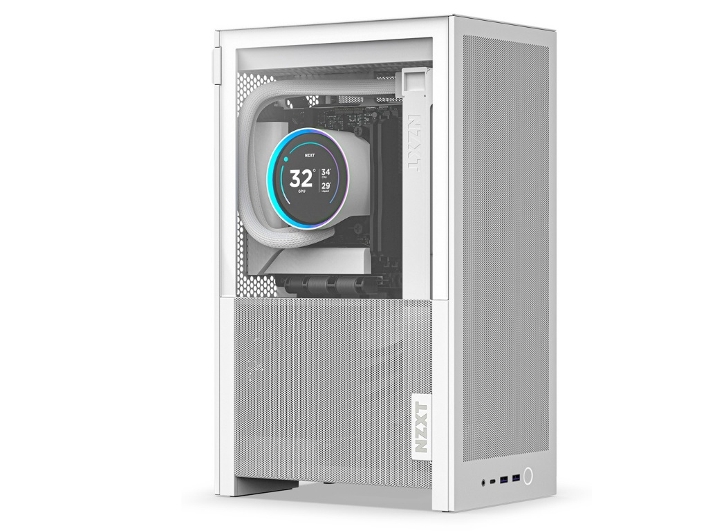 NZXT、高拡張Mini-ITXケース「H2 Flow」にホワイトカラーの新色追加