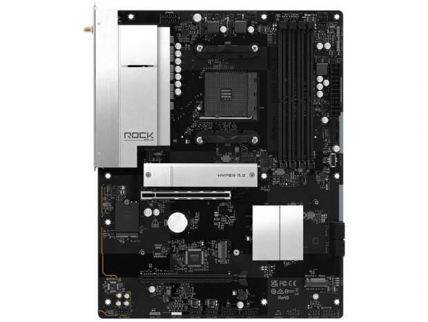 ASRock「Rock」シリーズ、Wi-Fi 6Eと2.5G LAN搭載AM4マザー「B550 Rock WiFi」発売