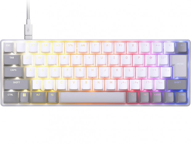 ホール効果磁気スイッチ採用60％キーボード、CORSAIR「CLIPPER PRO MINI 60」発売
