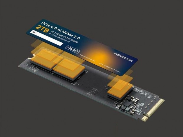 プリンストン、最大7,100MB/sのPCIe 4.0対応M.2 SSD「PHD-ISM2G4DG」発売