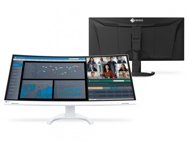 EIZO、世界初“7年保証”の34.1型ウルトラワイド曲面液晶「FlexScan EV3451X」