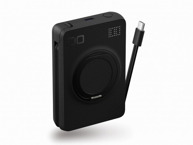 CIO、ワイヤレス充電＆内蔵ケーブル充電可能な半固体モバイルバッテリー発売