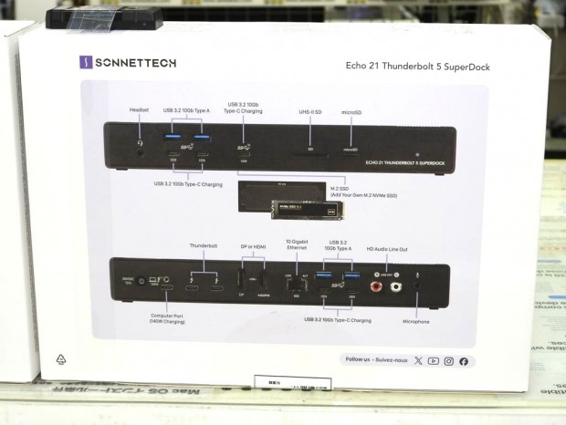 Sonnet「Echo 21 Thunderbolt 5 SuperDock」