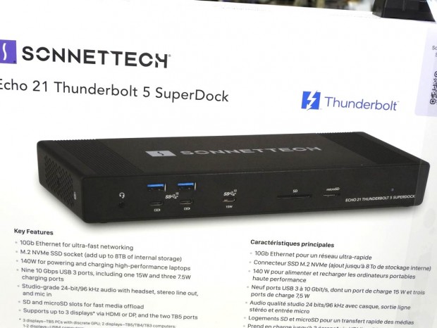 Sonnet「Echo 21 Thunderbolt 5 SuperDock」