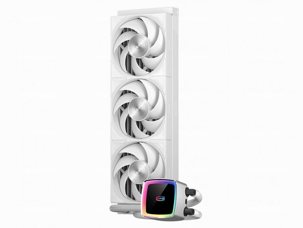 CPS、新開発の強力ポンプを搭載した360mmラジエーターのハイエンド水冷「DE360MAX」