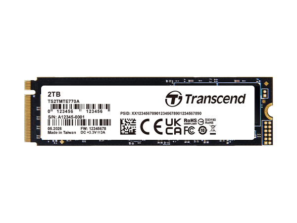 Transcend、14GB/sのPCIe 5.0モデルなどP/Eサイクル3,000の218層3D NAND産業用SSD発表