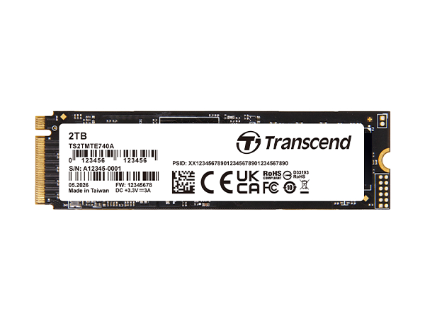 Transcend、14GB/sのPCIe 5.0モデルなどP/Eサイクル3,000の218層3D NAND産業用SSD発表