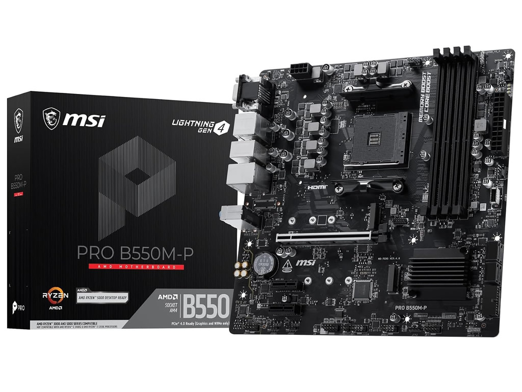 MSI、Amazon限定のB550マザーボード「PRO B550M-P」を発売