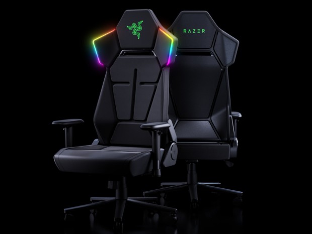 300以上のタイトルと連動して光るワイヤレスゲーミングチェア、Razer「Soma Chroma」
